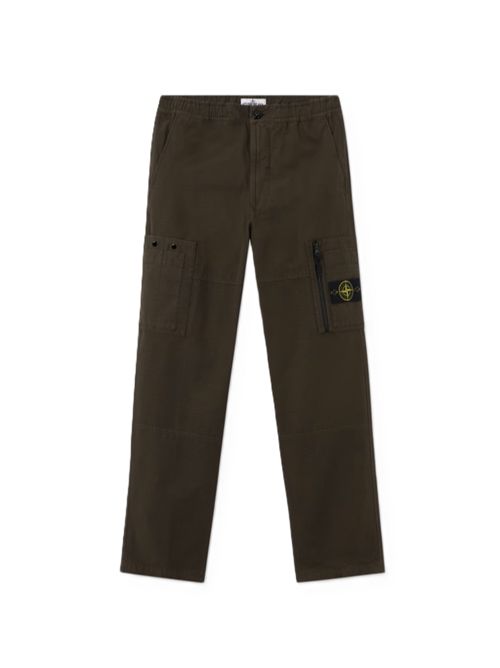 Pantaloni cargo dalla vestibilità ampia con tasche con zip e bottoni a pressione Stone Island | L2S15 3100015 S0211V0078 COAL GREY